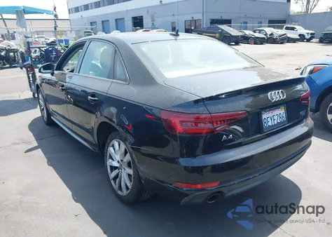 2018 Audi A4 2.0T Tech Ultra Premium/2.0T Ultra Premium из США, поврежденный, VIN WAUKMAF4XJA194736